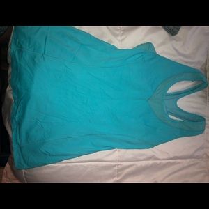 Lululemon tank top with attached sports bra